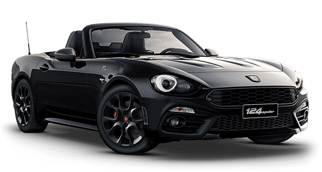 Abarth 124 Spider Stick on Glass 