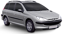 Peugeot 206 SW Estate 2001-2003 (2E)