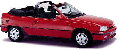 Vauxhall Astra E Convertible 1987-1991 (MK2)