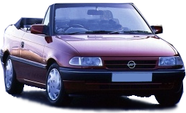 Vauxhall Astra F Convertible 1993-1994 (MK3)