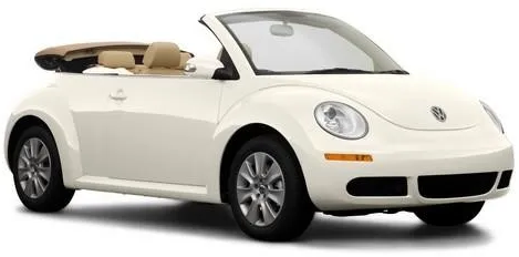 Volkswagen New Beetle Convertible 2006-2011 (1Y Facelift)