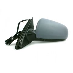 Audi A4 2001-2004 Electric Heated Power Folding Primed (Suitable for Painting) Wing Mirror Unit Passenger Side