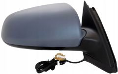 Audi A4 2001-2004 Electric Heated Power Folding Primed (Suitable for Painting) Wing Mirror Unit Driver Side