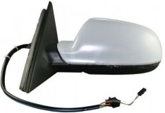 Audi A4 2009-2012 Electric Heated (Electro-Chromatic Function-Cable) Primed (Suitable for Painting) Wing Mirror Unit Passenger Side