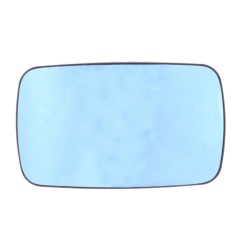 BMW 5 Series 2001-2004 Non-Heated Blue Tinted Flat (Manual Folding Compatible) Wing Mirror Glass Driver Side