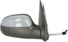 Citroen Saxo 1999-2004 Manual (Cable Toggle) Primed (Suitable for Painting) Wing Mirror Unit Driver Side