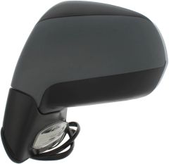 Citroen C4 Grand Picasso 2011-2013 Electric Heated With Puddle Lamp Primed Cover (Suitable for Painting) Black Arm Wing Mirror Unit Passenger Side