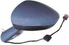 Citroen C5 2008-2012 Electric Heated Power Folding With Memory Blue Tinted Glass Primed (Suitable for Painting) Wing Mirror Unit Passenger Side