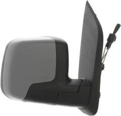 Citroen Nemo 2008-2017 Manual (Cable Toggle) Primed (Suitable for Painting) Wing Mirror Unit Driver Side