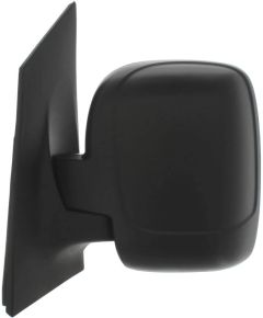 Citroen Dispatch 2007-2011 Manual (Cable Toggle) Single Glass Type Black Wing Mirror Unit Passenger Side