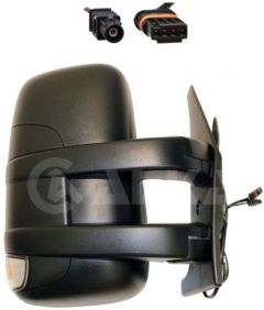 Iveco Daily 2009-2011 Manual Short Arm With FM/AM Radio Aerial Black Wing Mirror Unit Driver Side