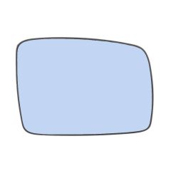 Land Rover Range Rover 2002-2009 Heated Blue Tinted Convex Wing Mirror Glass Driver Side