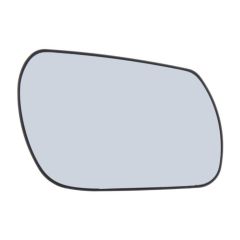 Mazda 3 2007-2009 Non-Heated (Round Connection) Convex Wing Mirror Glass Driver Side