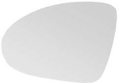 Smart Forfour 2004-2006 Non-Heated Clear Tinted Convex Wing Mirror Glass Passenger Side