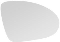 Smart Forfour 2004-2006 Non-Heated Clear Tinted Convex Wing Mirror Glass Driver Side