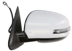 Mitsubishi Outlander 2015-2018 Electric Heated Power Folding With Indicator Primed (Suitable for Painting) Wing Mirror Unit Passenger Side