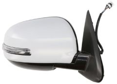 Mitsubishi Outlander 2012-2015 Electric Heated Power Folding With Indicator Primed (Suitable for Painting) Wing Mirror Unit Driver Side