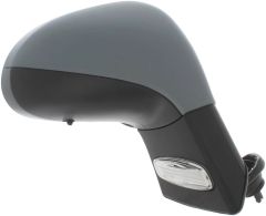 Peugeot 308 2007-2011 Electric Heated Primed Cover (Suitable for Painting) Black Arm Wing Mirror Unit Driver Side