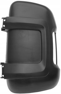 Vauxhall Movano-e 2021-2024 Textured Black (Long Arm Compatible) Wing Mirror Cover Passenger Side