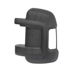 Citroen Relay 2014-2021 Textured Black (4-Screw Mounting Type) Short Arm Compatible Replacement Wing Mirror Cover Passenger Side