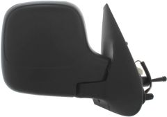 Peugeot Partner 1996-2002 Manual (Cable Toggle) Heated Black Wing Mirror Unit Driver Side