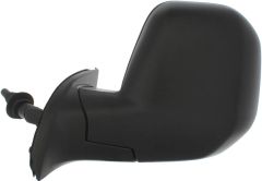 Citroen Berlingo 2008-2012 Manual (Cable Toggle) (Large Cover Type) Black Wing Mirror Unit Passenger Side