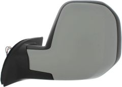 Citroen Berlingo 2008-2012 Electric Heated (Small Cover Type) Primed (Suitable for Painting) Wing Mirror Unit Passenger Side