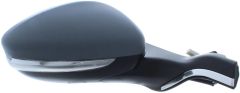 Peugeot 208 2012-2015 Electric Heated With Chrome Trim Primed (Suitable for Painting) Wing Mirror Unit Driver Side