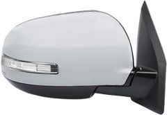 Mitsubishi Outlander 2009-2012  Electric Heated With Indicator Primed (Suitable for Painting) Wing Mirror Unit Driver Side