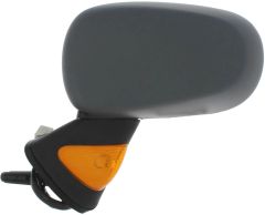 Renault Modus 2004-2008 Electric Heated Amber Indicator Primed (Suitable for Painting) Wing Mirror Unit Passenger Side