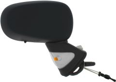 Renault Modus 2004-2008 Manual (Cable Toggle) Clear Indicator Black Wing Mirror Unit Driver Side