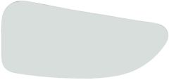 Vauxhall Movano 2010-2020 Non-Heated Clear Tinted Convex Lower Wing Mirror Glass Driver Side