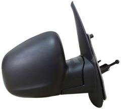 Renault Kangoo 2013-2016 Manual (Cable Toggle) Black Wing Mirror Unit Driver Side