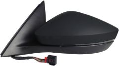 Skoda Scala 2024-2026 Electric Heated Black Wing Mirror Unit Passenger Side