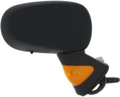 Renault Modus 2004-2008 Electric Heated Amber Indicator Black Wing Mirror Unit Driver Side