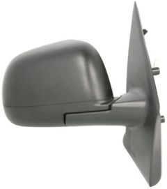 Dacia Lodgy 2012-2022 Manual (Cable Toggle) With Temperature Sensor Black Wing Mirror Unit Driver Side