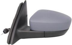 Skoda Rapid 2012-2017 Manual (Cable Toggle) Primed (Suitable for Painting) Wing Mirror Unit Passenger Side