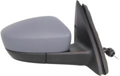 Skoda Rapid 2013-2017 Manual (Cable Toggle) Primed (Suitable for Painting) Wing Mirror Unit Driver Side