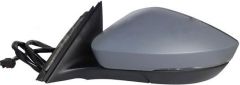 Skoda Superb 2015-2019 Electric Heated Power Folding Primed (Suitable for Painting) Wing Mirror Unit Passenger Side