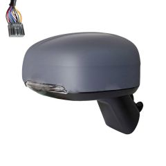 Volvo XC60 2017-2021 Electric Heated Primed (Suitable for Painting) Wing Mirror Unit Driver Side