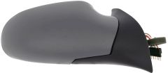 Mercedes-Benz A-Class 2001-2004 Electric Heated Primed Cover (Suitable for Painting) Black Base Wing Mirror Unit Driver Side