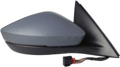 Skoda Kamiq 2019-2024 Electric Heated Primed (Suitable for Painting) Wing Mirror Unit Driver Side