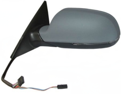 Audi A5 2011-2016 Electric Heated with Lane Change Assist Primed (Suitable For Painting) Wing Mirror Unit Passenger Side