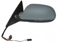 Audi A5 2011-2016 Electric Heated Power Folding with Lane Change Assist Primed (Suitable For Painting) Wing Mirror Unit Passenger Side