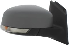 Ford Focus 2011-2014 Electric Primed (Suitable for Painting) Wing Mirror Unit Driver Side