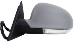 Volkswagen Passat 2003-2005 Electric Heated Power Folding With Memory Primed (Suitable for Painting) Wing Mirror Unit Passenger Side