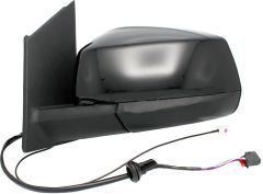 Volkswagen Caddy 2020-2025 Electric Heated Power Folding With AM/FM1 Radio Aerial Primed (Suitable for Painting) Wing Mirror Unit Passenger Side