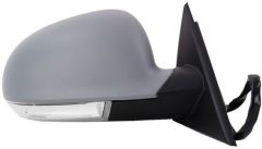 Volkswagen Passat 2003-2005 Electric Heated Power Folding With Memory Primed (Suitable for Painting) Wing Mirror Unit Driver Side