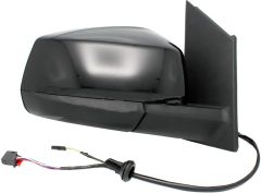 Volkswagen Caddy 2020-2025 Electric Heated Power Folding With Lane Change Assist Primed (Suitable for Painting) Wing Mirror Unit Driver Side