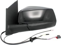 Volkswagen Caddy 2020-2025 Electric Heated Power Folding With Lane Change Assist & AM/FM1 Radio Aerial Primed (Suitable for Painting) Wing Mirror Unit Passenger Side